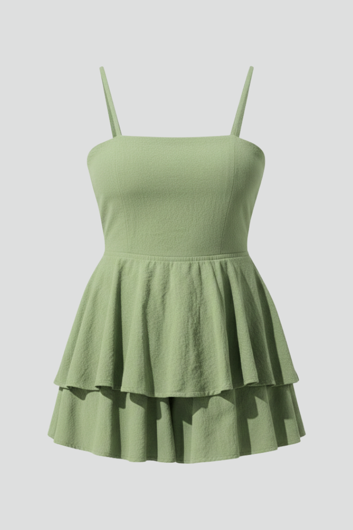 Amelia | Elegant Women's 2026 Graduation Ruffle Mini Dress