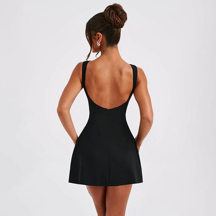 Charlotte | Elegant Women's 2026 Graduation A-Line Mini Dress