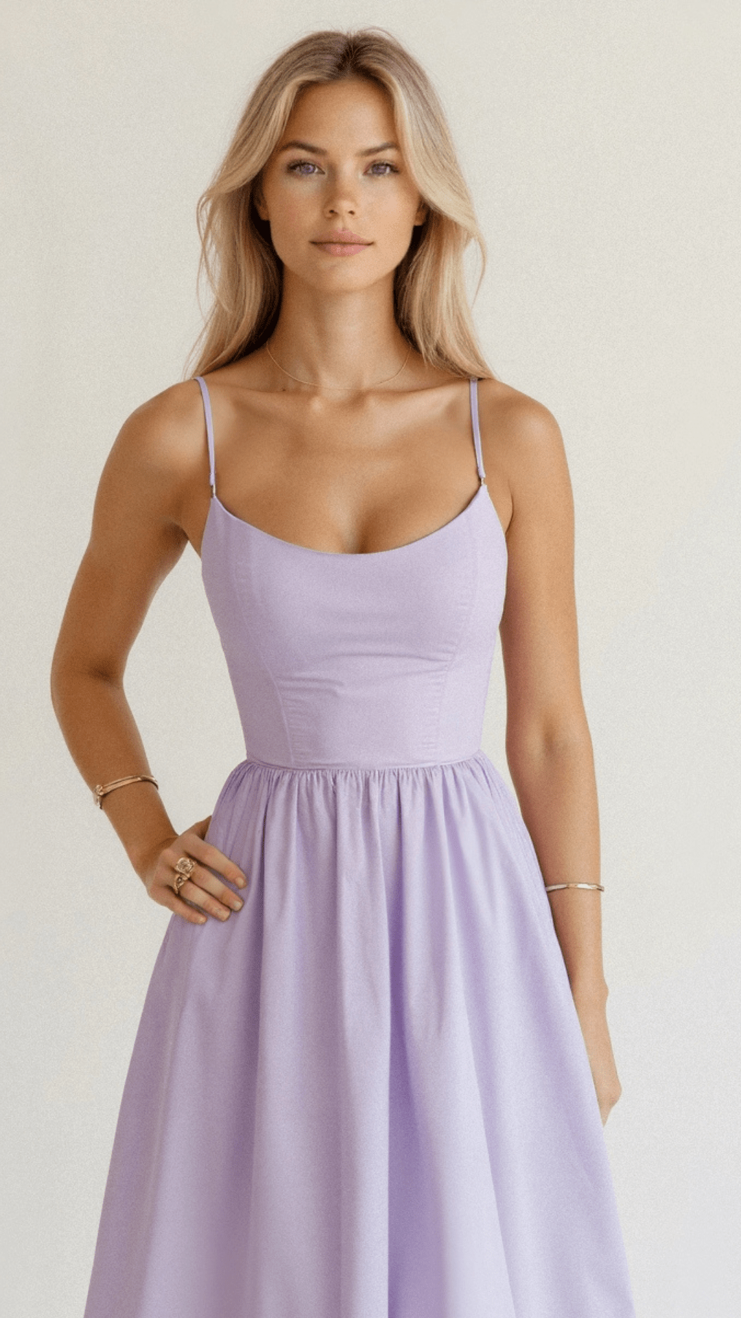Constance | Women's Wedding Guest A-Line Cocktail Midi Dress