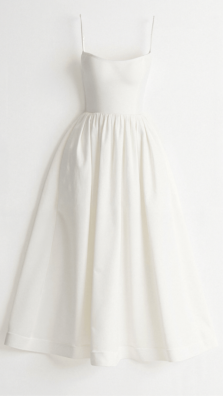 Constance | Women's Wedding Guest A-Line Cocktail Midi Dress
