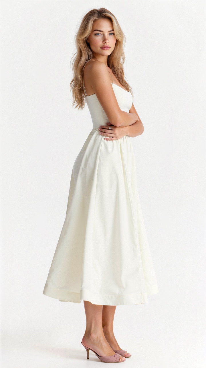 Constance | Women's Wedding Guest A-Line Cocktail Midi Dress