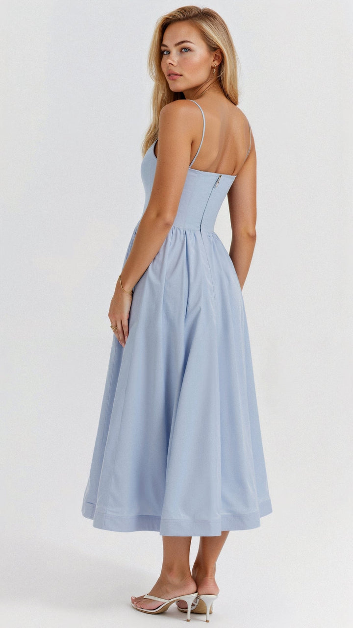 Constance | Women's Wedding Guest A-Line Cocktail Midi Dress