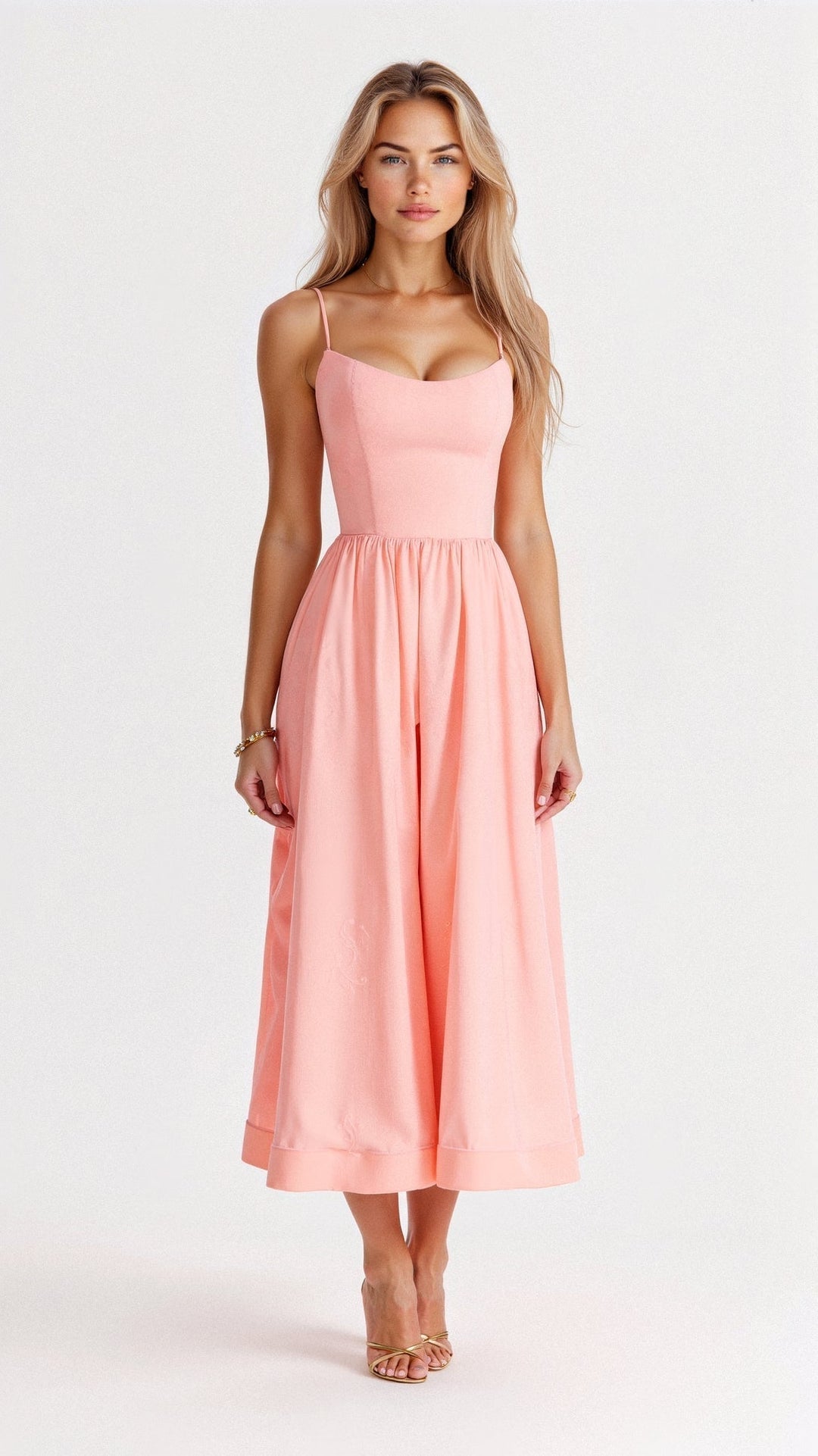 Constance | Women's Wedding Guest A-Line Cocktail Midi Dress