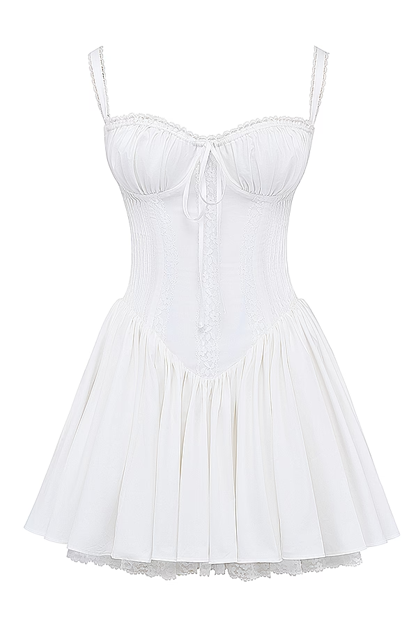 Florence | Elegant Women's 2026 Graduation Corset Lace Mini-Dress