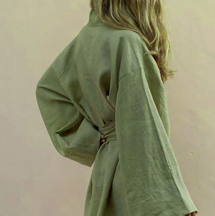 Maya | Elegant Women's 2026 Graduation Kimono Mini-Dress