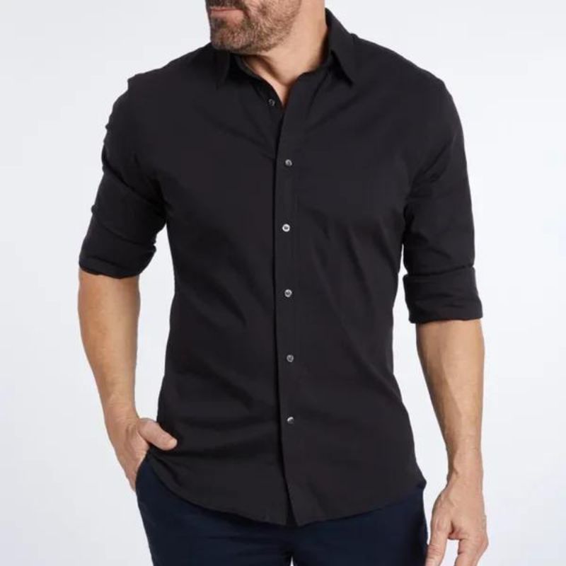 EMILIO | WRINKLE-FREE SHIRT WITH ZIP