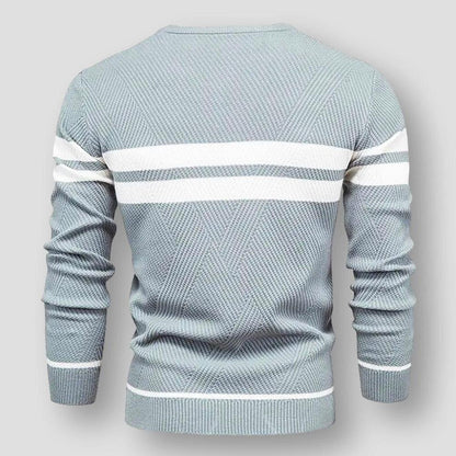 ALEX | STRIPED KNITTED SWEATER