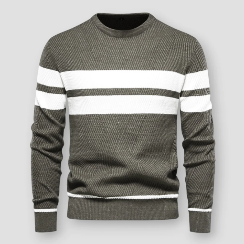 ALEX | STRIPED KNITTED SWEATER