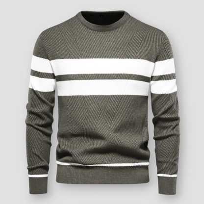 ALEX | STRIPED KNITTED SWEATER