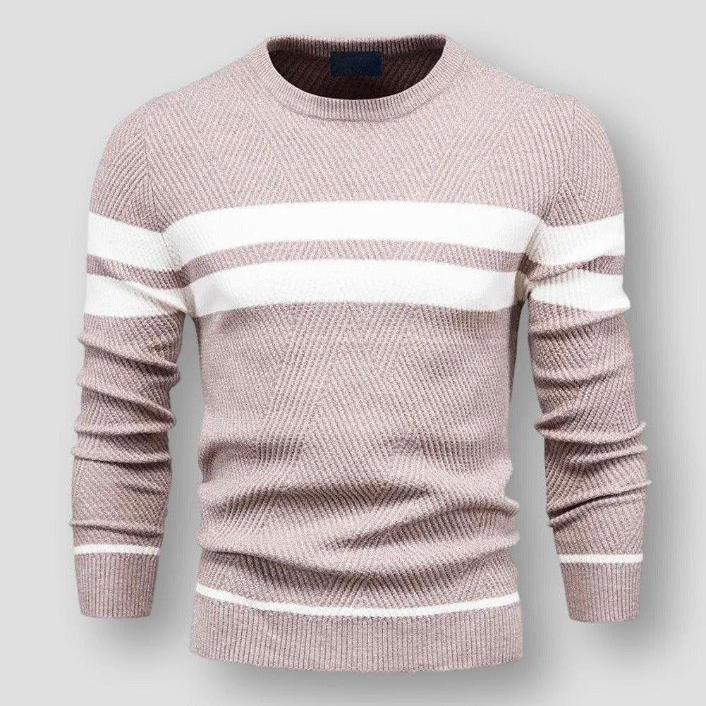 ALEX | STRIPED KNITTED SWEATER