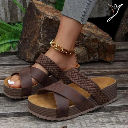 KIARA™ | CROSS-STRAP ORTHOPEDIC SANDALS