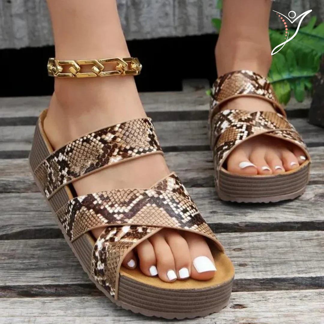 KIARA™ | CROSS-STRAP ORTHOPEDIC SANDALS