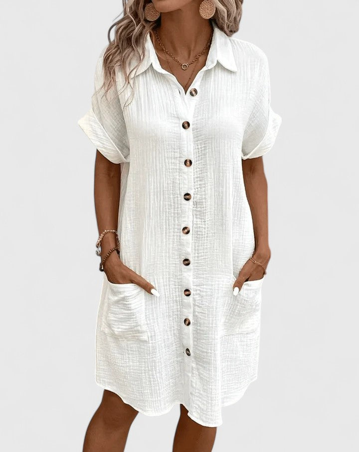 Sophie | Relaxed Women's 2026 Graduation Airy Midi-Dress