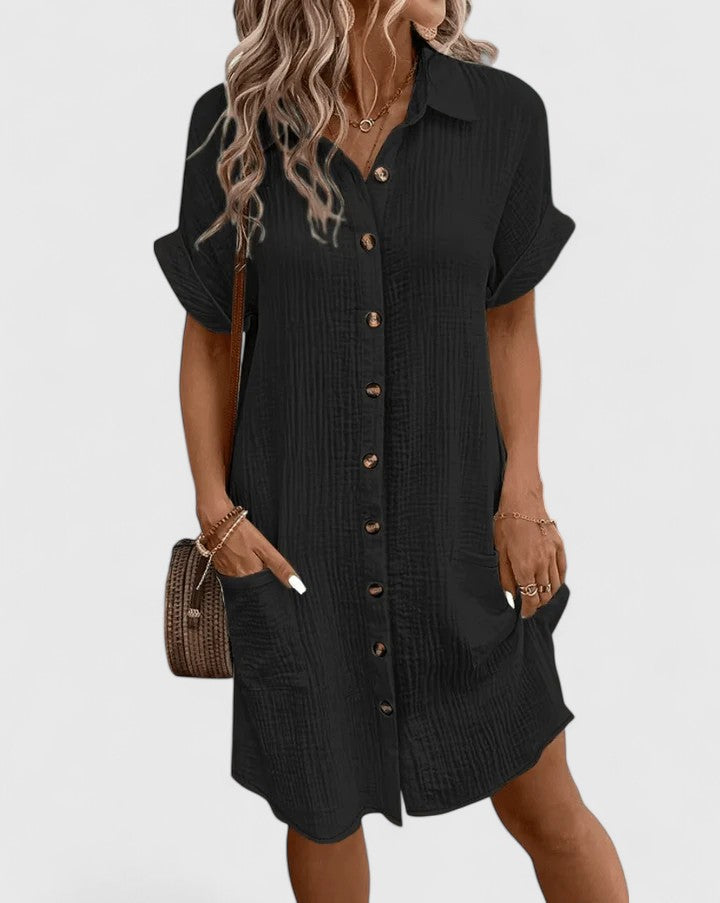 Sophie | Relaxed Women's 2026 Graduation Airy Midi-Dress