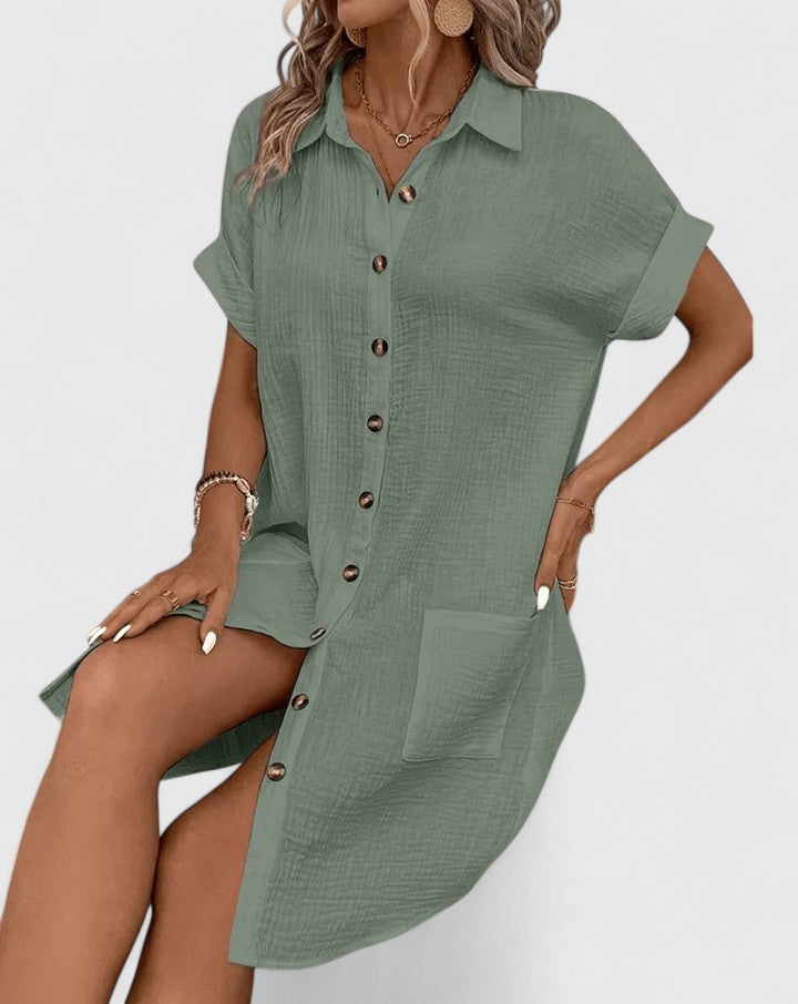 Sophie | Relaxed Women's 2026 Graduation Airy Midi-Dress