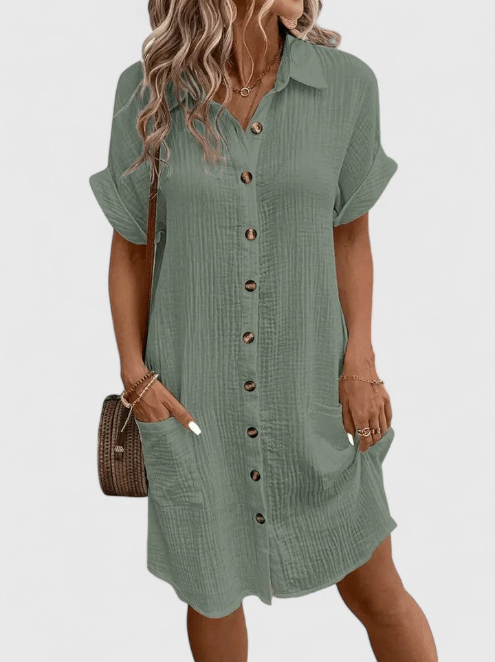 Sophie | Relaxed Women's 2026 Graduation Airy Midi-Dress