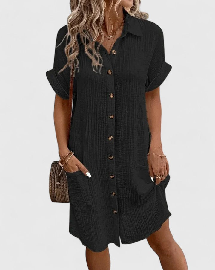 Sophie | Relaxed Women's 2026 Graduation Airy Midi-Dress