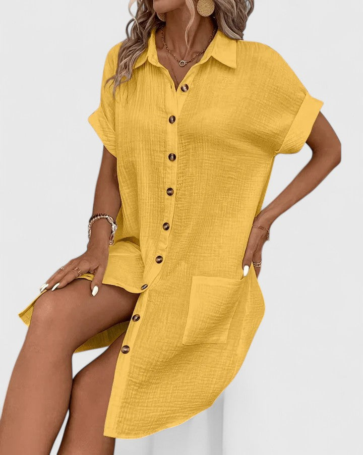 Sophie | Relaxed Women's 2026 Graduation Airy Midi-Dress