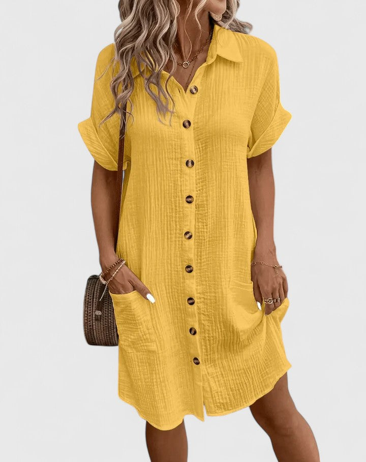 Sophie | Relaxed Women's 2026 Graduation Airy Midi-Dress