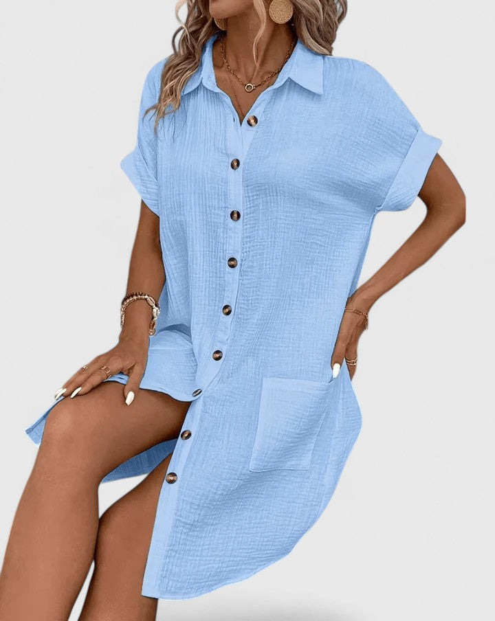 Sophie | Relaxed Women's 2026 Graduation Airy Midi-Dress