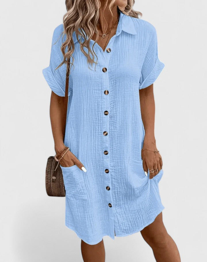 Sophie | Relaxed Women's 2026 Graduation Airy Midi-Dress