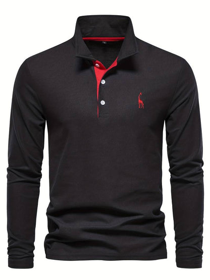 ROB | LONG SLEEVE POLO SHIRT