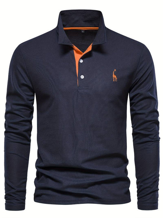 ROB | LONG SLEEVE POLO SHIRT