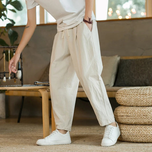 Lorenzo | Linen summer trousers